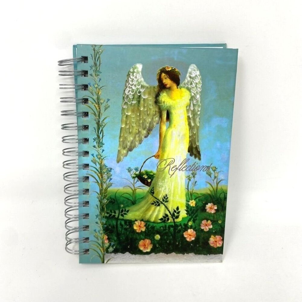 C. R. Gibson Reflecting Angel Spiral Hard Cover Notebook Journal Lined